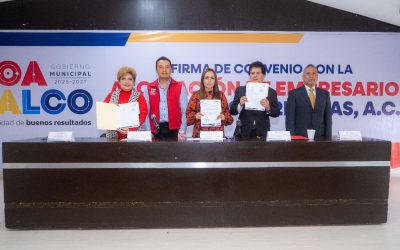 GOBIERNO DE COACALCO Y AECHAC FIRMAN CONVENIO PARA IMPULSAR EL DESARROLLO LOCAL