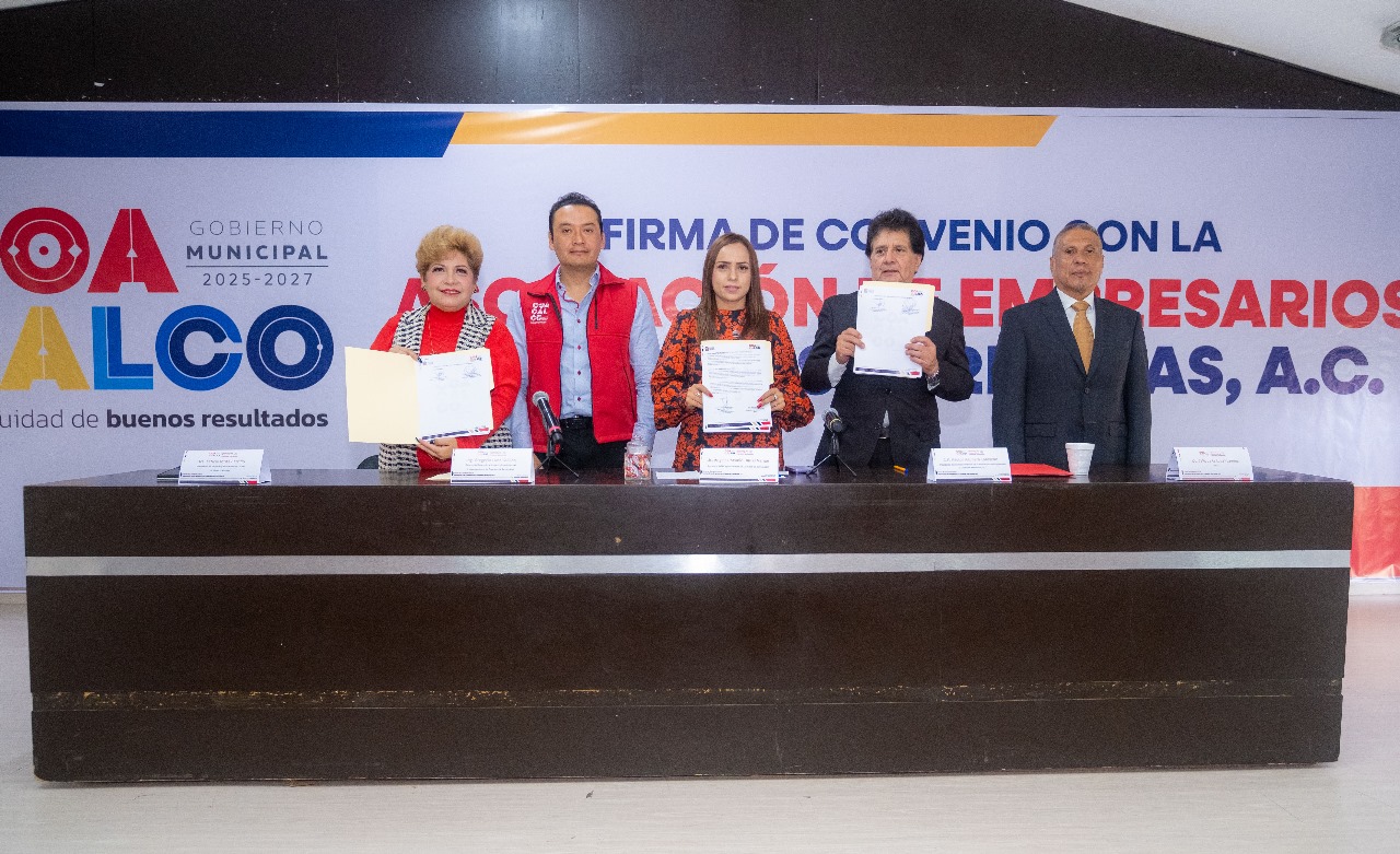 GOBIERNO DE COACALCO Y AECHAC FIRMAN CONVENIO PARA IMPULSAR EL DESARROLLO LOCAL