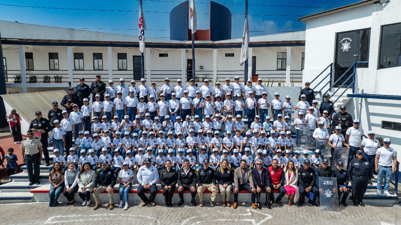 CLAUSURAN CON ÉXITO EL CURSO DE VERANO “MINI ACADEMIA DE POLICÍAS 2025” EN COACALCO