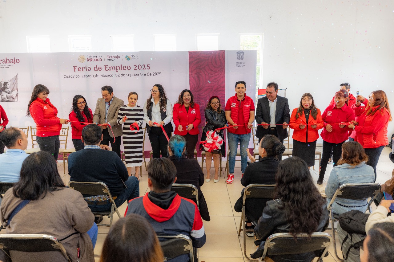 GOBIERNO DE COACALCO Y ESTADO DE MÉXICO IMPULSAN OPORTUNIDADES LABORALES